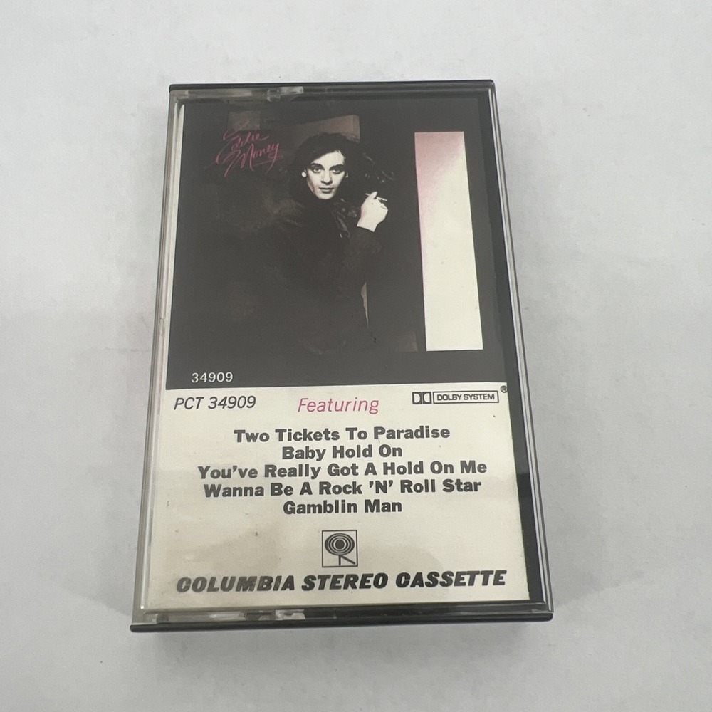 Eddie Money Self-Titled Debut Cassette Tape 1977 CBS Records
